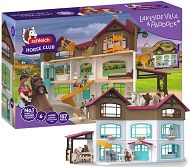 Schleich Horse Club Willa Lakeside z padokiem dla koni i figurkami 42785