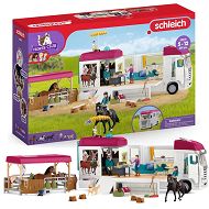 Schleich Horse Club Samochód do transportu koni Kamper + akcesoria 42619