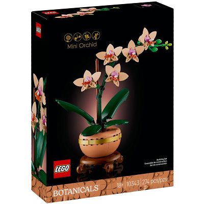 LEGO Icons Botanical Mała orchidea 10343