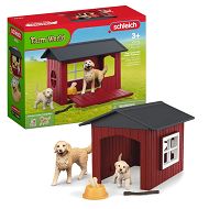 Schleich Farm World Buda dla psa z golden retrieverem 42722