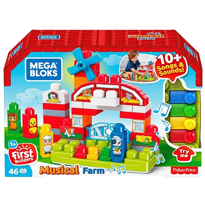 Mega Bloks - Zestaw klocków muzyczna farma GCT50