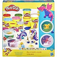 Hasbro - Ciastolina Play-Doh Magiczny blask Zestaw błyszczących tub F3612