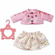 Baby Annabell - Zestaw ubranek Rózowa kurteczka ze spódniczką dla lalki 43 cm 703069