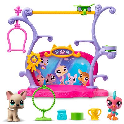 Littlest Pet Shop - Zestaw Pokaz talentów + 2 figurki LPS00558