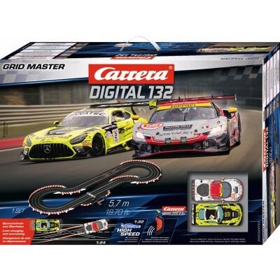 Carrera DIGITAL 132 - Tor samochodowy Grid Masters 5,7 m Wireless 30050