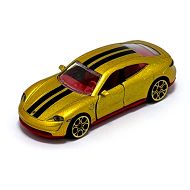 Majorette Factory Custom - Porsche Tycan Turbo S Gold mat czerwone wnętrze 9002904