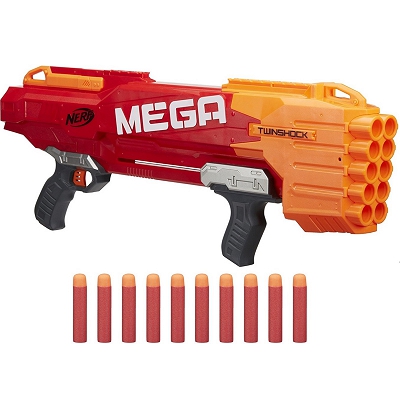 Hasbro Nerf Mega - Wyrzutnia Twinshock 70 cm. B9894