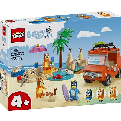 LEGO Bluey - Blue i rodzinna wycieczka samochodem 11202