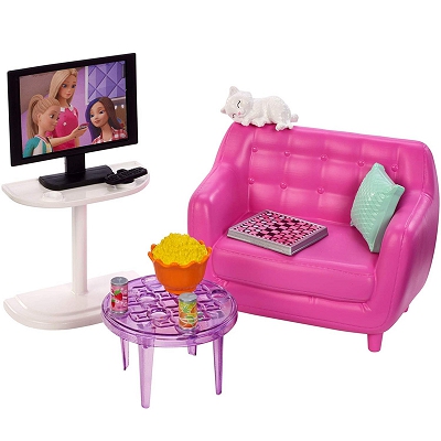 Barbie - Mebelki do salonu FXG36