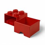 Szuflada klocek LEGO Brick 4 Czerwony 40051730