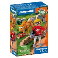Playmobil Animals & Friends Zoo Tygrys z odwiedzającym Zoo 72089