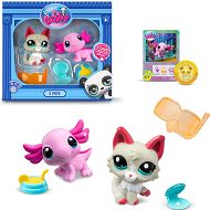 Littlest Pet Shop - 2-pak Zwierzątek Nurkujące Zwierzaki Kot i Aksolotl LPS00525