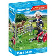 Playmobil - Straż pożarna Ratowanie zwierząt 71467