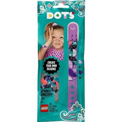 LEGO DOTS - Bransoletka z błyszczącym jednorożcem 41902