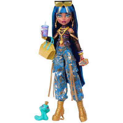 Monster High - Lalka podstawowa Cleo de Nile + zwierzątko JHK32