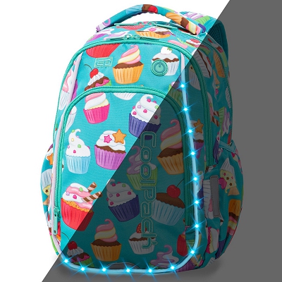 CoolPack - STRIKE S Plecak młodzieżowy LED Cupcakes 18203