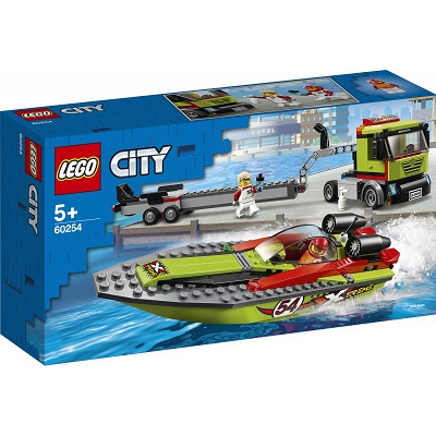 LEGO City - Transporter łodzi wyścigowej 60254