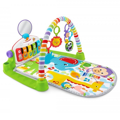 Fisher Price - Mata gimnastyczna z pianinkiem Wesołe zwierzątka FWT13