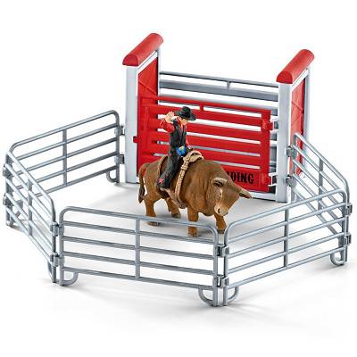 Schleich - Kowboj ujeżdżający byka 41419