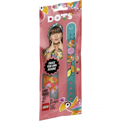 LEGO DOTS - Bransoletka z papużkami nierozłączkami 41912