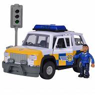 Simba Strażak Sam - Samochód policyjny z figurką Malcolma 9251096
