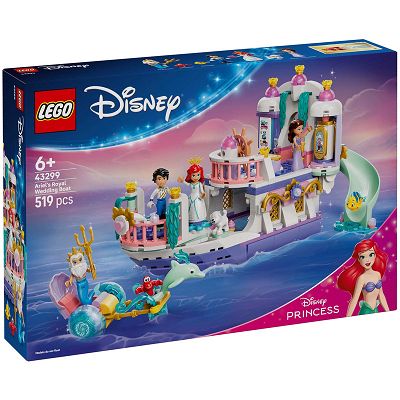 LEGO Disney Princess Królewska łódź weselna Arielki 43299