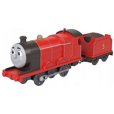 Fisher Price Motorized Klasyczna Lokomotywa z napędem James Kuba JGF95