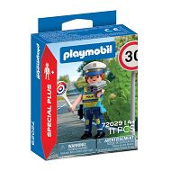 Playmobil Specila Plus Policjant z radarem do pomiaru prędkośc 72029