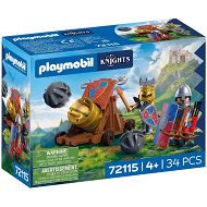 Playmobil Knights - Uzbrojeni rycerze herbu Lew 72115