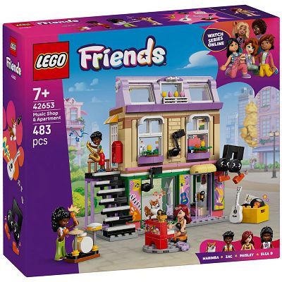 LEGO Friends Sklep muzyczny i mieszkanie 42653