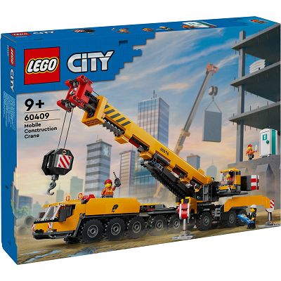 LEGO City Żółty ruchomy żuraw 60409