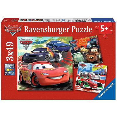 Ravensburger - Puzzle Auta 2 Cars 3 x 49 elem. 092819