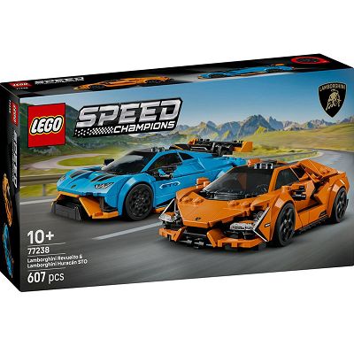 LEGO Speed Champions Lamborghini Revuelto i Huracán STO 77238
