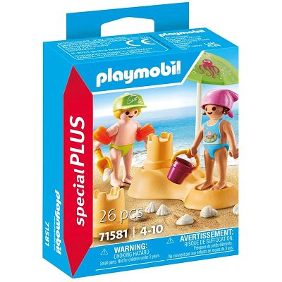 Playmobil Dzieci i zamek z piasku 71581