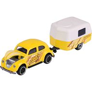 Majorette Trailer - Volkswagen Beetle z przyczepą kempingową 2055007