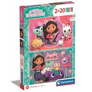 Clementoni Puzzle Domek Gabby 2 x 20 el. 24802