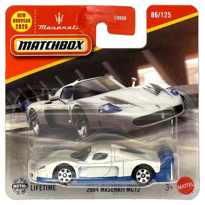 Matchbox - Samochód 2004 Maserati MC12 JBR22