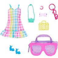 Barbie Zestaw modowy Deluxe z torbą w kształcie okularów HRH50
