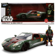 JADA Star Wars Metalowy samochód Ford GT 2005 1:24 + figurka Boba Fett 36909
