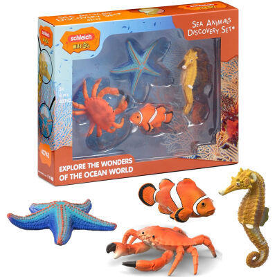 Schleich Wild Life Zestaw Odkrywcy Zwierząt morskich 42742