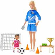 Barbie - Lalki Barbie Trenerka piłki nożnej GLM47