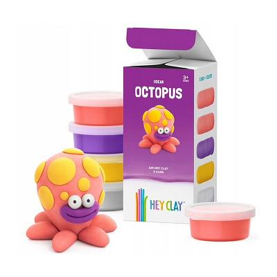 Hey Clay - Masa plastyczna Ośmiornica Octopus HCL50127