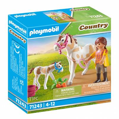 Playmobil Klacz ze źrebakiem 71243