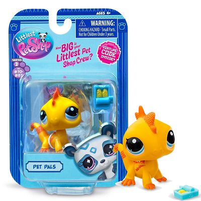 Littlest Pet Shop seria 2 Zwierzątko Nr 83 Iguana LPS00522