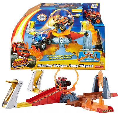 Fisher Price Blaze Tor Skok przez Wulkan DGK85