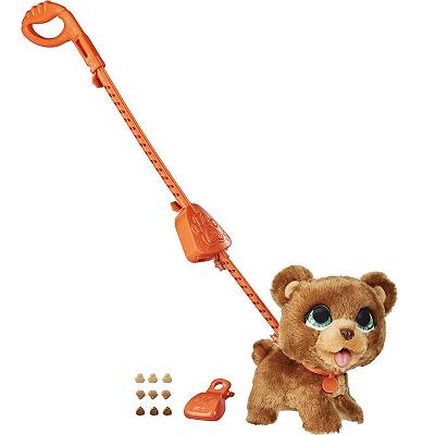 Hasbro FurReal Friends - Duże zwierzaki na smyczy Peealots Niedźwiadek E8947