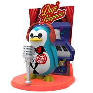 DigiFriends - DigiPenguins Pingwin Triston Rock ze sceną i mikrofonem 88347