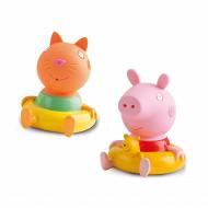 Świnka Peppa - Figurki do kąpieli Świnka Peppa i Kot Candy 360082
