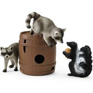 Schleich Wild Life - Szopy pracze i skuns 42532