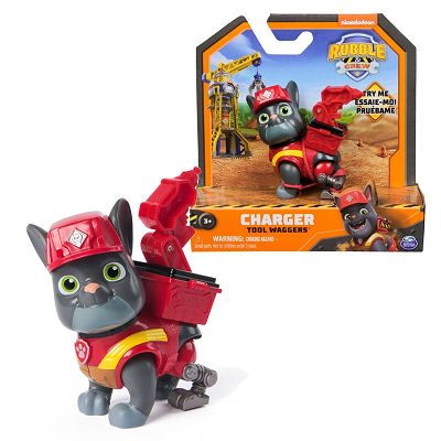 Psi Patrol Rubble i jego ekipa Figurka Pieska Charger 20148303